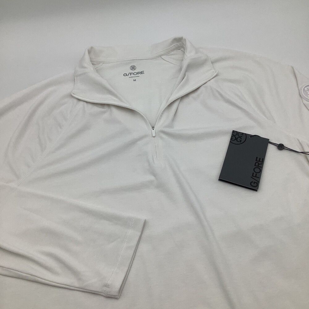 G/Fore Mens Long Sleeve 1/4 Zip Tailored Fit Midlayer Pullover Size M NWT
